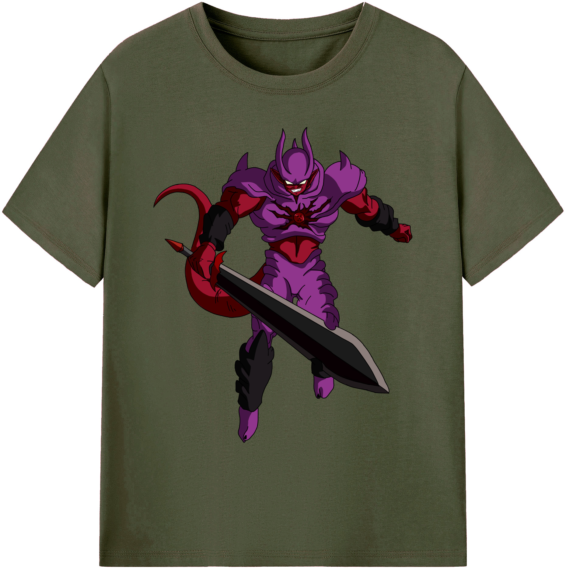 （画像用） ドラゴンボール ジャネンバ DRAGON BALL Janemba 綿100％ メンズ半袖Tシャツ｜肌触りやわらか＆通気性